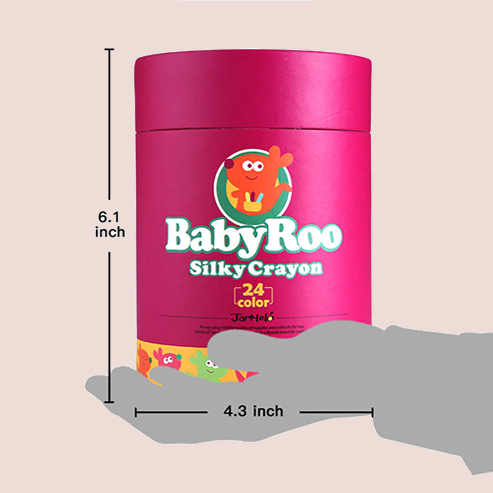 Baby Roo 24 Colours Silky Washable Crayons – Distro Group