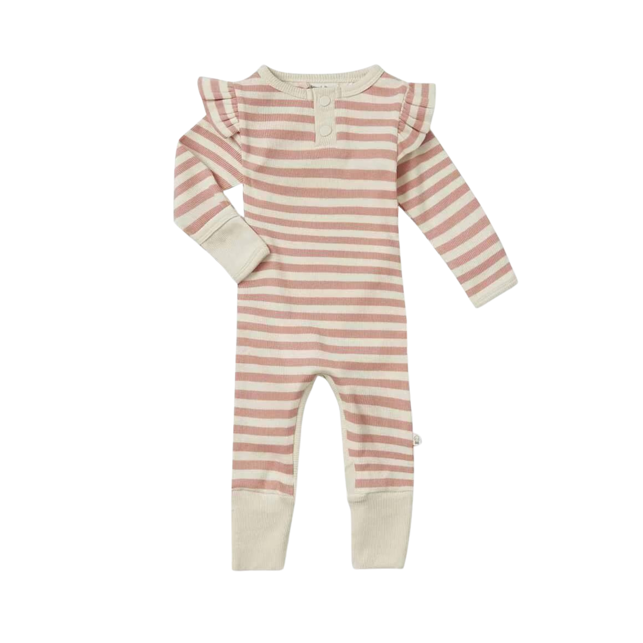 Rose Stripe Growsuit