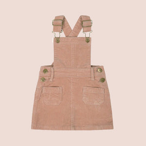 Alexis Cord Overall Dress - Parfait