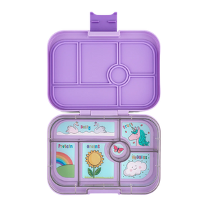 Leakproof Bento Lunch Box for Kids - Yumbox Lavande Purple (Unicorn)