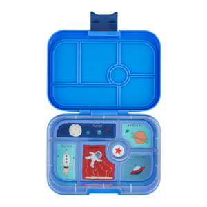 Leakproof Bento Box for Kids - Yumbox Original Surf Blue (Rocket)