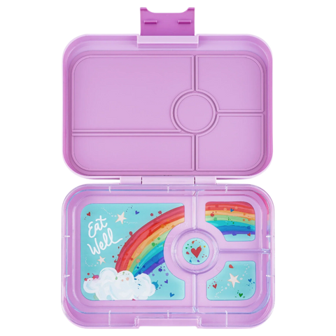 Yumbox Tapas Lunch Box 4 Compartment - Seville Purple (Rainbow)