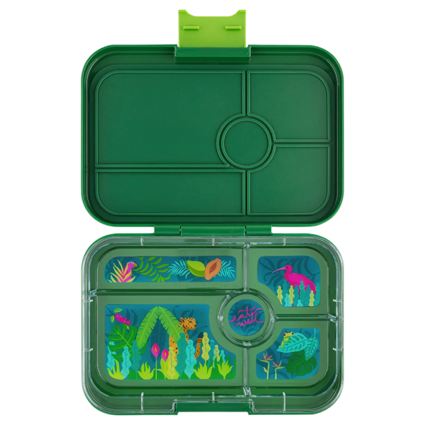 Yumbox Tapas Lunch Box 5 Compartment - Palm Green (Jungle)