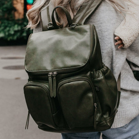 Olive Nappy Backpack