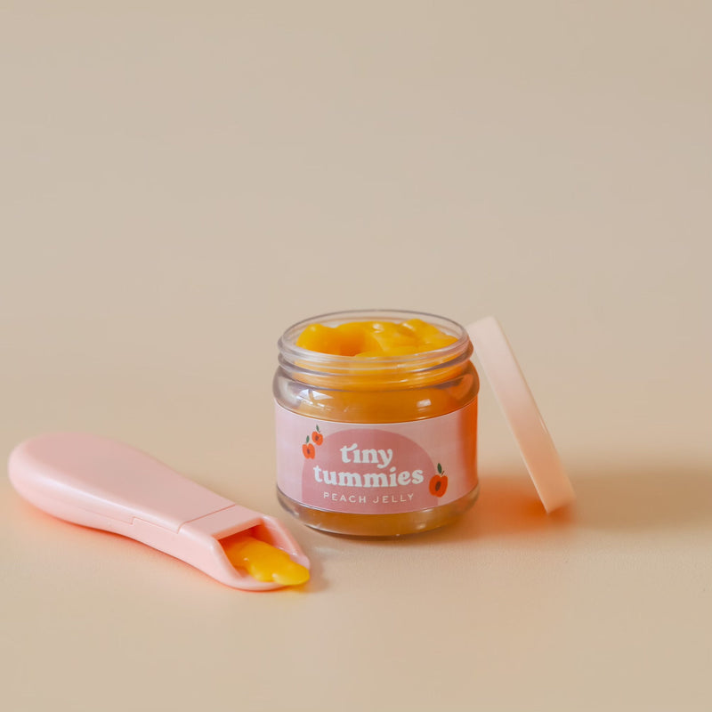 Tiny Tummies Magic Peach Jelly Jar and Spoon