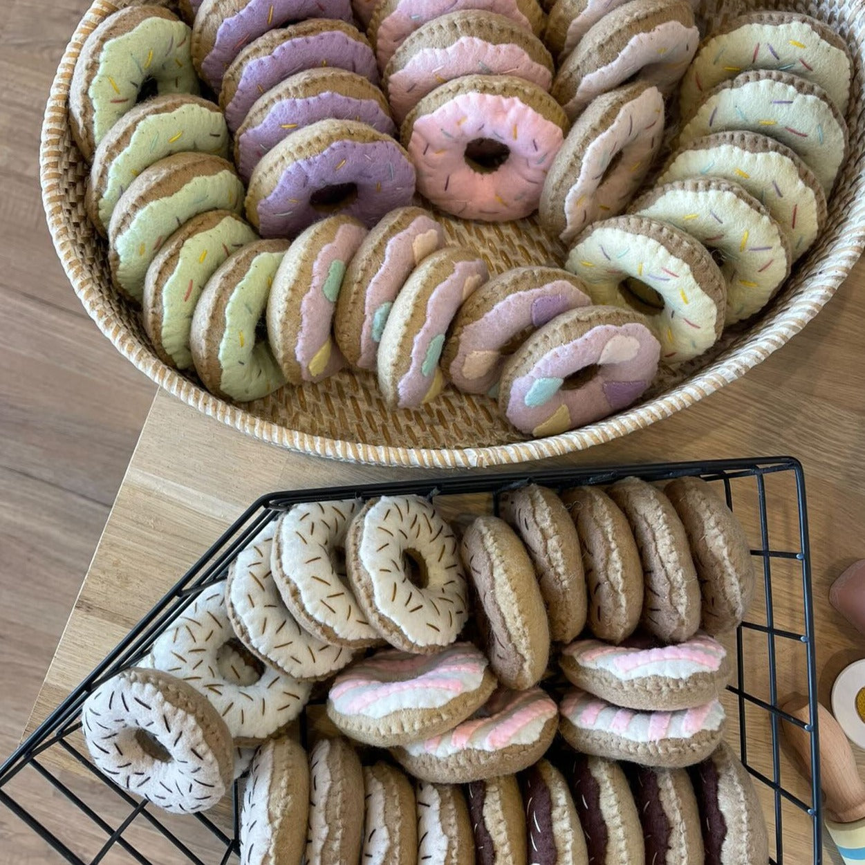 Handmade Felt Donuts (Select Design)