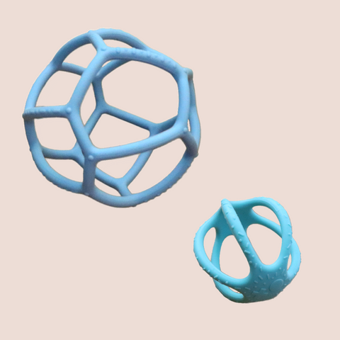 2 pack Sensory Ball & Fidget Ball - Soft Blue and Soft Mint