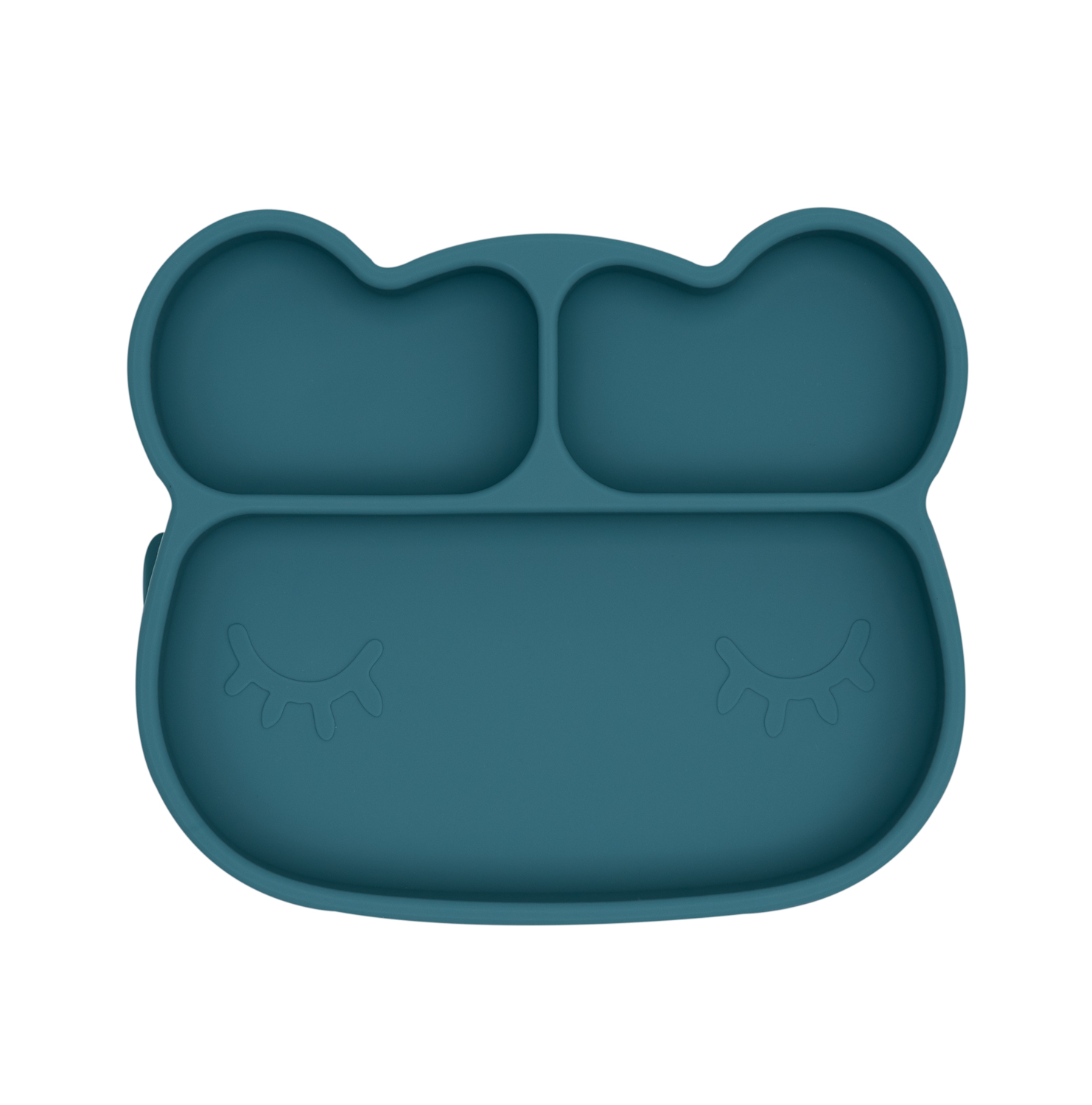 Bear Stickie Plate - Blue Dusk
