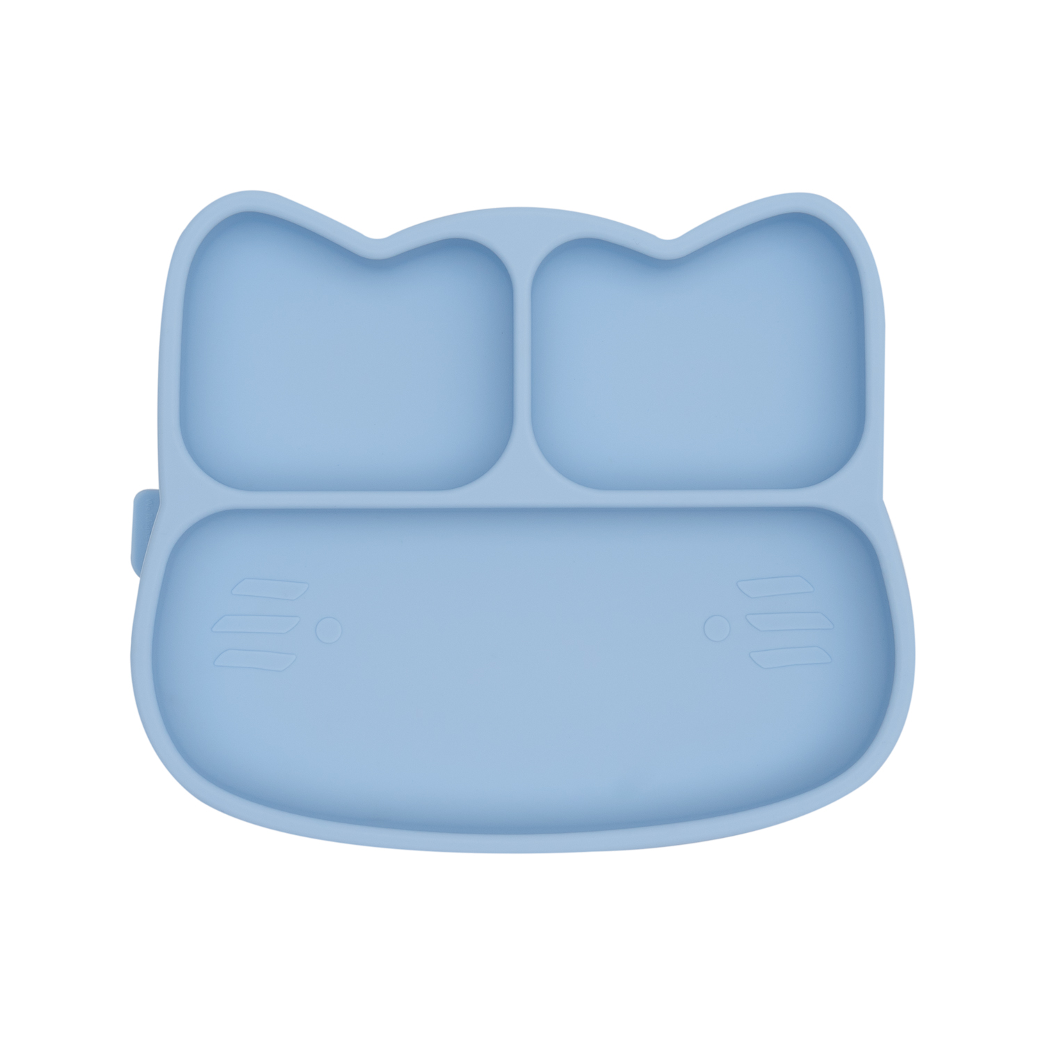 Cat Stickie Plate - Powder Blue