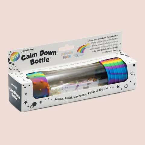 DIY Calm Down Bottle - Rainbow