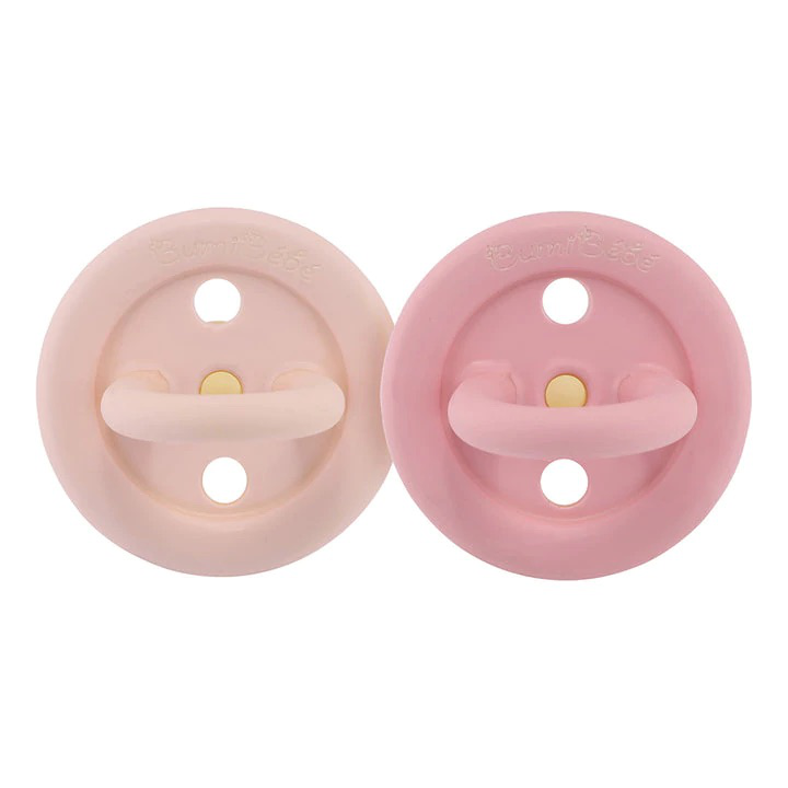 Bumi Bebe Twin Pack - Pink and Rose, 3-36m