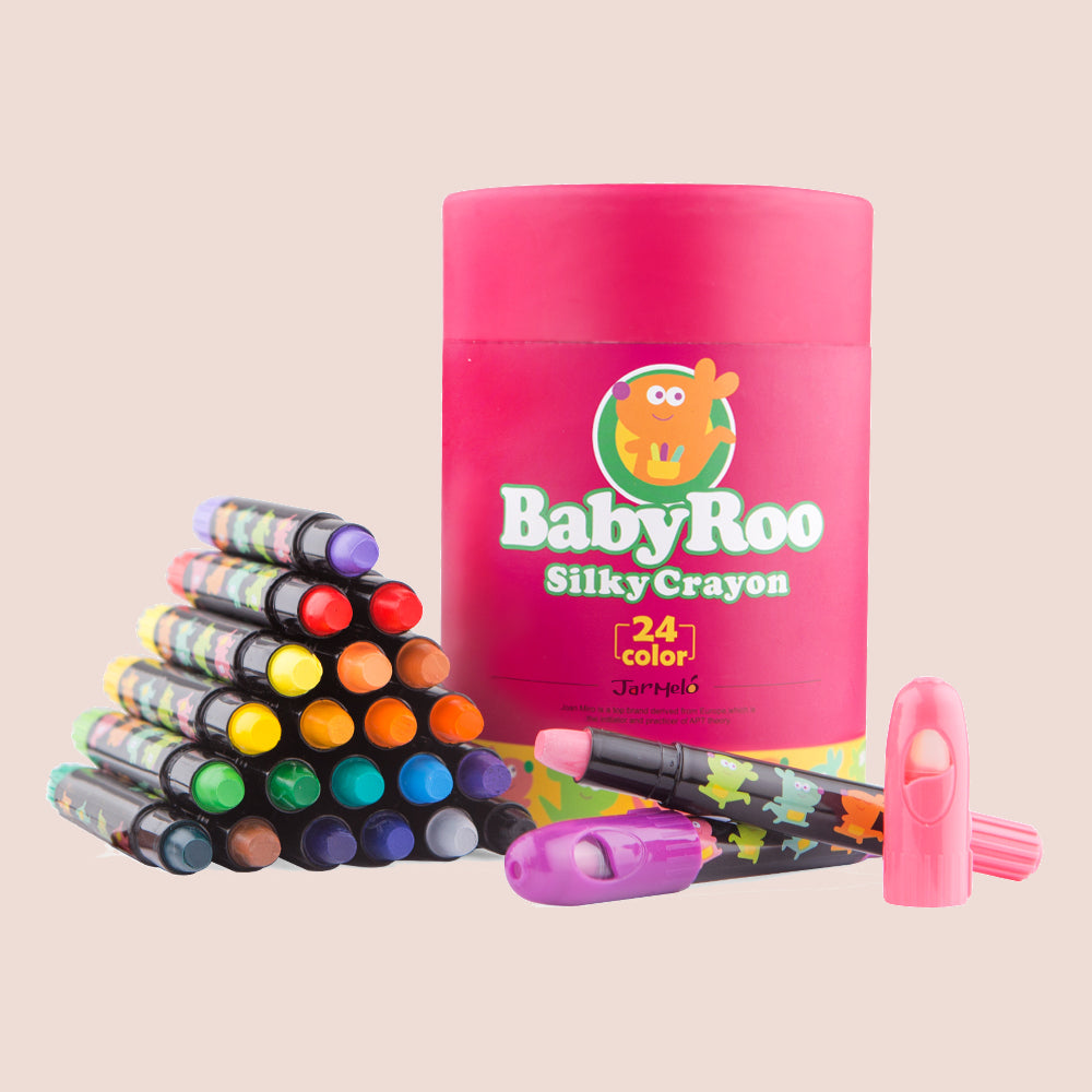 Silky Washable Crayon - Baby Roo 24 Colours