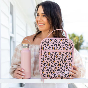 Large Lunch Bag - Blossom Leopard