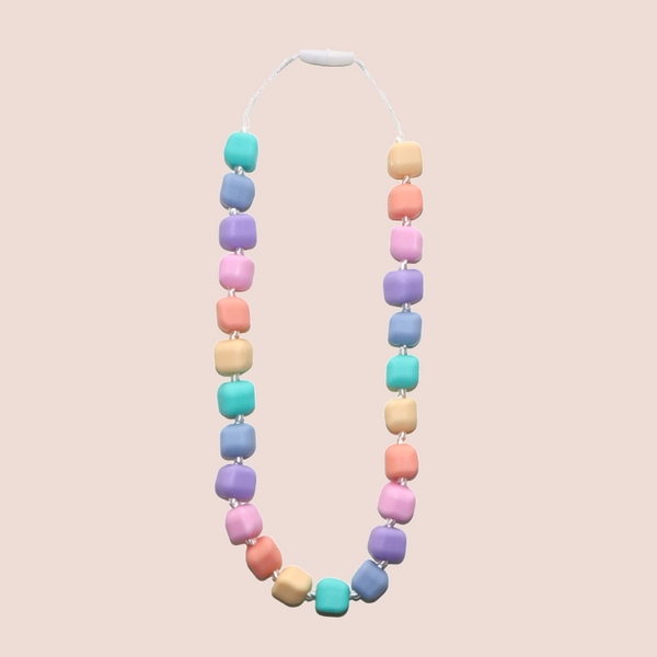 Princess & the Pea Necklace - Pastel Rainbow