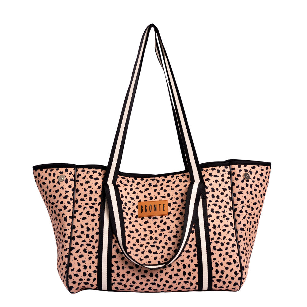 Knox Leopard Neoprene Tote Bag