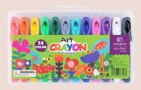 Silky Crayon Art - 12 Colours
