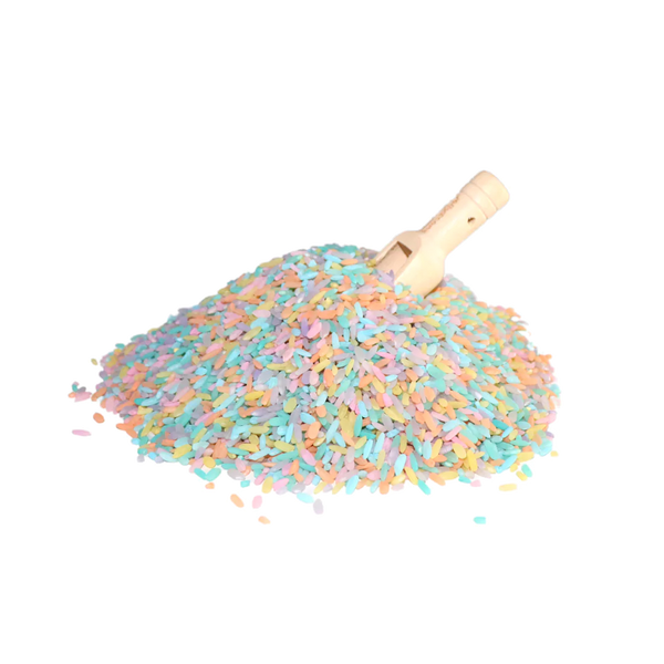 Sensory Rice - Rainbow Pastel